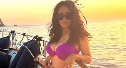 Salma Hayek roba suspiros en España al lucir sexy bikini amarillo | FOTOS