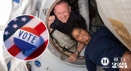 Astronautas atrapados en el espacio SÍ podrán votar en las 'Elecciones EEUU 2024'