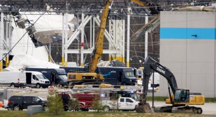 ¡Tragedia! Tornado causa COLAPSO en almacén de Amazon; hay dos muertos y heridos