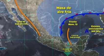 Frente Frío 13 congela a TODO México; acá los estados que tendrán HELADAS y fuertes lluvias