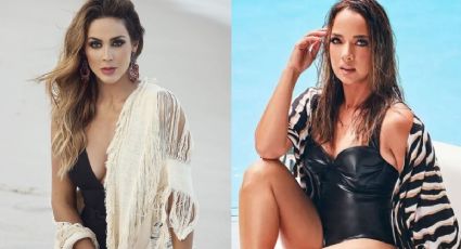 ¡Duelo de reinas! Adamari López y Jacky Bracamontes en traje de baño desde el Mar Muerto: FOTOS