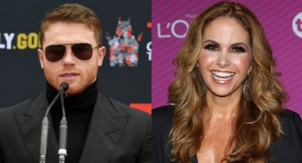 Canelo Álvarez: ¿enamorado de Lucero?, le regaló una flor en pleno concierto: VIDEO