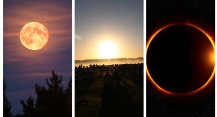 Eclipse SOLAR, Luna de fresa y solsticio de VERANO; acá TODOS los fenómenos astronómicos de junio