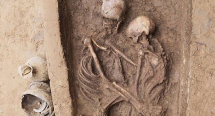 ¡Amor eterno! Hallan RESTOS de una pareja de hace 1,500 años que fue enterrada ABRAZADA