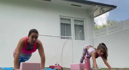 Adamari López lleva a Alaïa a una clase deportiva para tratar de que se convierta en su mini-me: VIDEO