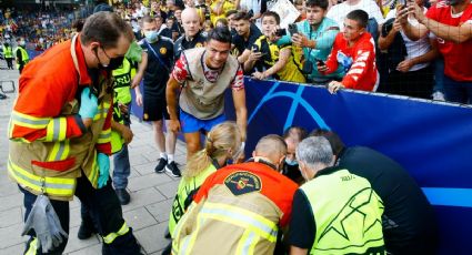 Cristiano Ronaldo NOQUEÓ a guardia de seguridad con BALONAZO; así fue su debut: VIDEO VIRAL