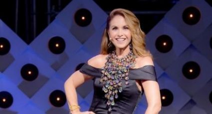 ¡Hasta Mijares reaccionó! Lucero presume entallado vestido de diseño mexicano: FOTO