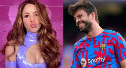 Piqué y su burlona reacción al escuchar 'Te Felicito' de Shakira en pleno estadio | VIDEO