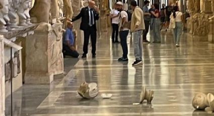 Turista estadounidense rompe esculturas en el Vaticano, quería ver al Papa