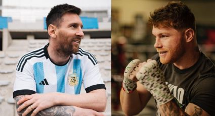 Saúl ‘Canelo’ Álvarez le manda mensajito a Lionel Messi: “Que le pida a Dios que no me lo encuentre!!”