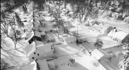 Así se ve desde el aire la impresionante tormenta invernal que afecta EU | VIDEO