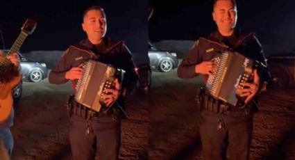 “El rey del acordeón”: Policía hispano de San Diego se une a sus paisanos y muestra sus talentos musicales | VIDEO