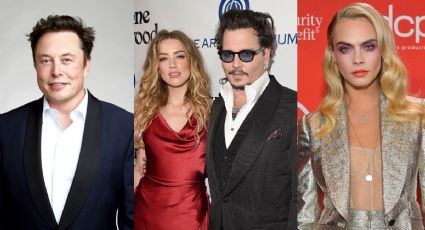 Johnny Depp vs Amber Heard: Así fue el triángulo amoroso de la actriz con Elon Musk y Cara Delevingne