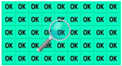 Acertijo visual DIFÍCIL: Encuentra el “OK” diferente al resto; sólo el 2% logró hacerlo