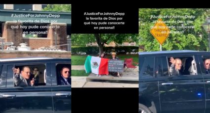 Mexicana viaja a EU para apoyar a Johnny Depp afuera de la Corte: VIDEO