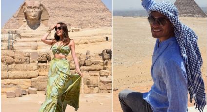 Carlos Rivera y Cynthia Rodríguez presumen de su AMOR en Egipto, pero otra vez sin FOTOS juntos