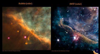 Telescopio espacial James Webb captó imágenes impresionantes de la nebulosa de Orión