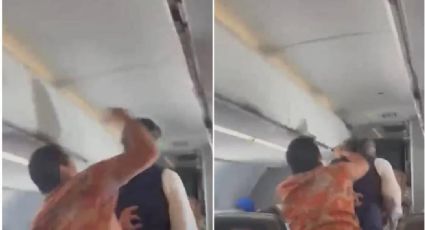 Pasajero golpea a auxiliar de vuelo en pleno avión; enfrentaría hasta 20 años en prisión | VIDEO