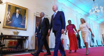 Michelle y Barack Obama regresan a la Casa Blanca; revelaron retratos oficiales tras años de espera