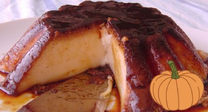 El flan otoñal de CALABAZA sin horno que puedes hacer fácil y rápido