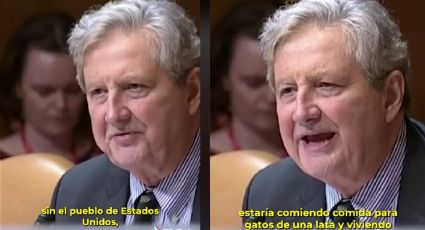 Senador John Kennedy lanza comentario racista contra México: “Sin EEUU, mexicanos comerían comida para gatos" | VIDEO