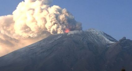 Revelan FOTOS del interior del cráter del volcán Popocatépetl tras fuerte actividad