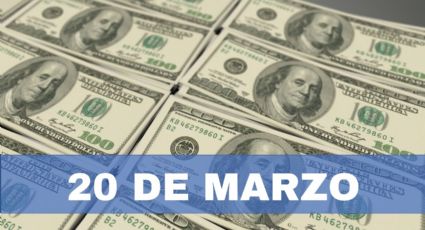 ¿Cuál es el precio del dólar HOY en México? Cambio a pesos mexicanos este 20 de marzo 2024