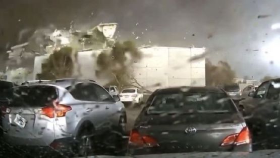 CAPTADO EN VIDEO: 70 personas sobreviven impacto de poderoso tornado