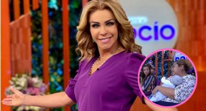 Rocío Sánchez Azuara en nueva polémica; aparece invitada en su programa con ¡bebé de plástico!