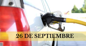 Precio de la gasolina en la frontera HOY jueves 26 de septiembre